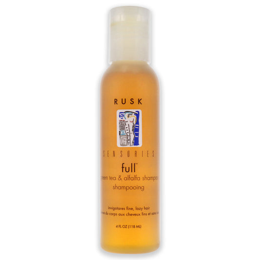 Sensories Full Green Tea Alfalfa Shampoo by Rusk for Unisex - 4 oz Shampoo