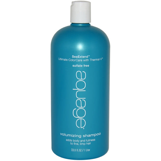 Seaextend Ultimate Colorcare with Thermal-V Volumizing Shampoo by Aquage for Unisex - 33.8 oz Shampoo
