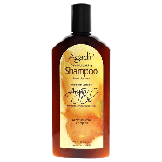 Argan Oil Daily Moisturizing Shampoo by Agadir for Unisex - 12.4 oz Shampoo