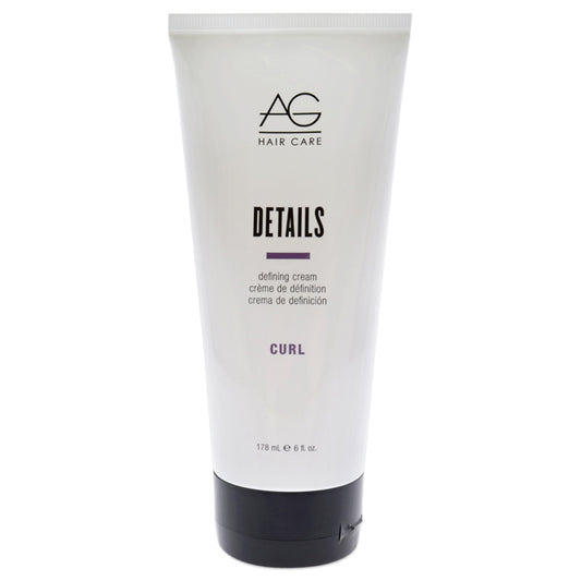 Details Defining Cream Curl by AG Hair Cosmetics for Unisex - 6 oz Cream