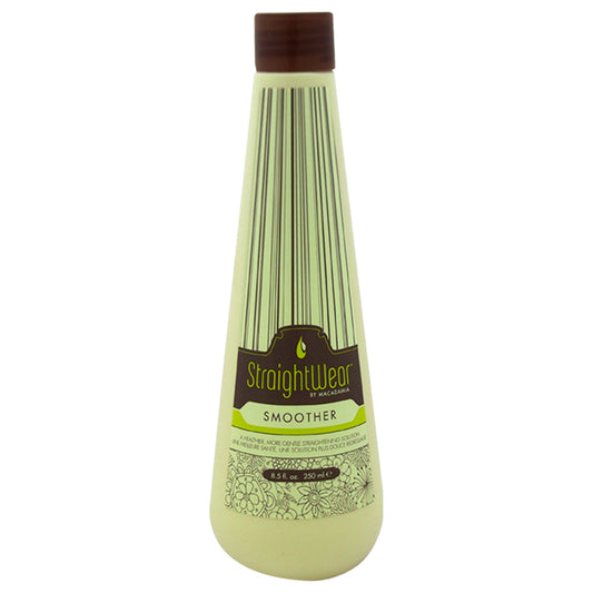 Natural Oil Straightwear Smoother Straightening Solution by Macadamia Oil for Unisex - 8.5 oz Smoother