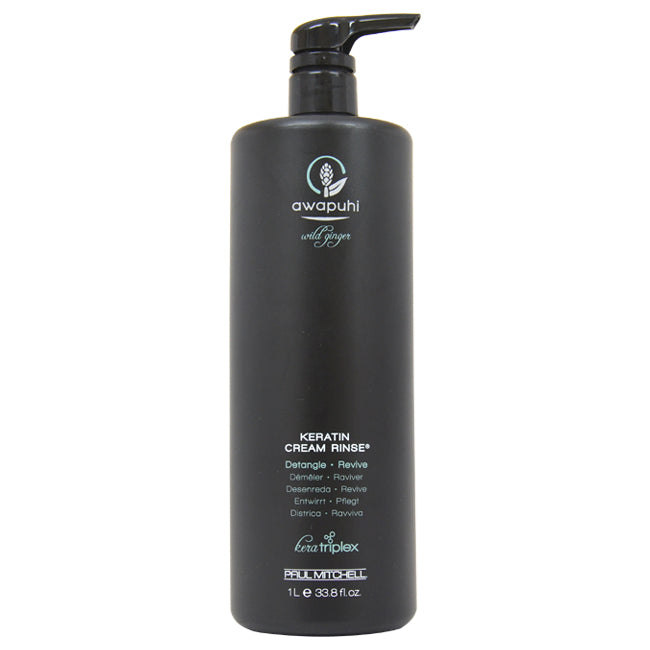 Awapuhi Wild Ginger Keratin Cream Rinse by Paul Mitchell for Unisex - 33.8 oz Rinse