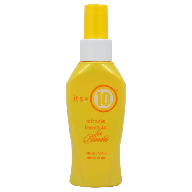 Miracle Leave-In For Blondes by Its A 10 for Unisex - 4 oz Treatment