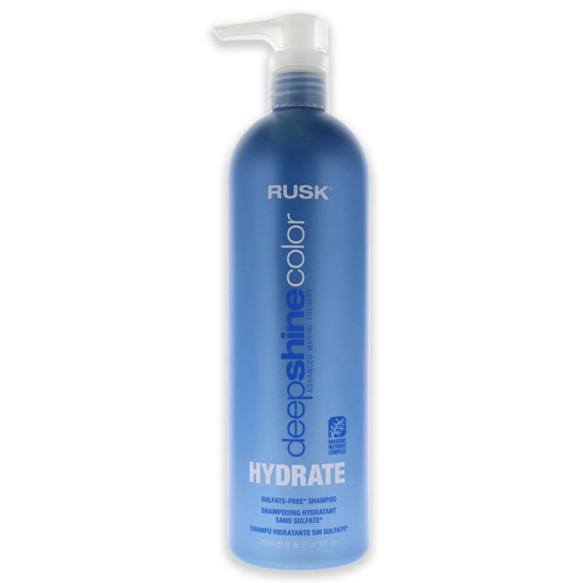 Deepshine Color Hydrate Sulfate-Free Shampoo by Rusk for Unisex - 25 oz Shampoo