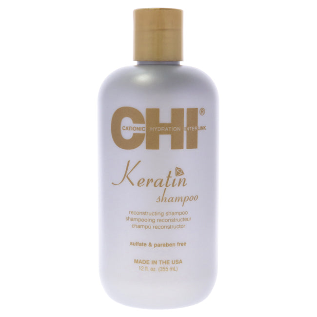 Keratin Reconstructing Shampoo by CHI for Unisex - 12 oz Shampoo