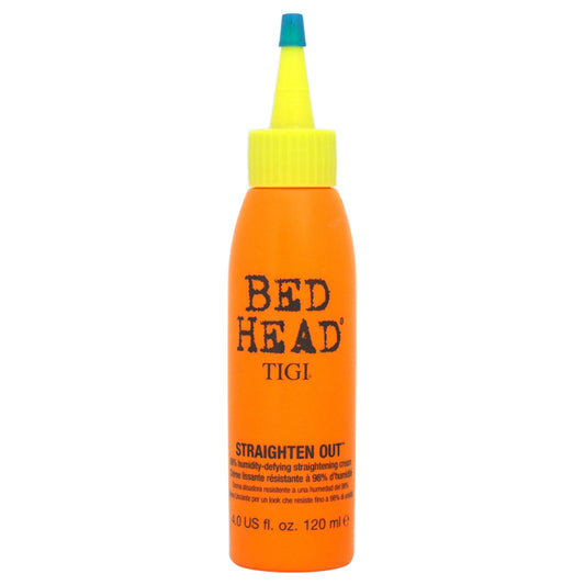 Bed Head Straighten Out - 98% Humidity-Defying Straightening Cream by TIGI for Unisex - 4 oz Cream