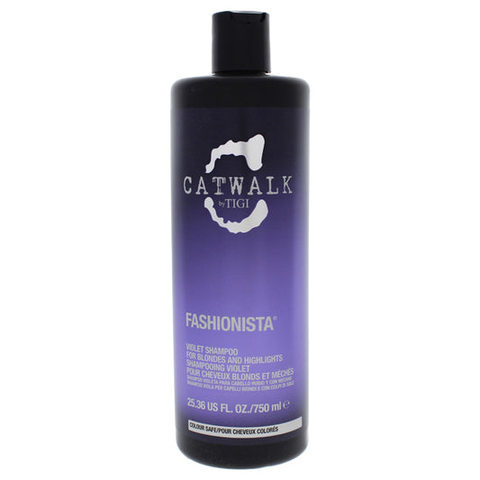 Catwalk Fashionista Violet Shampoo by TIGI for Unisex - 25.36 oz Shampoo