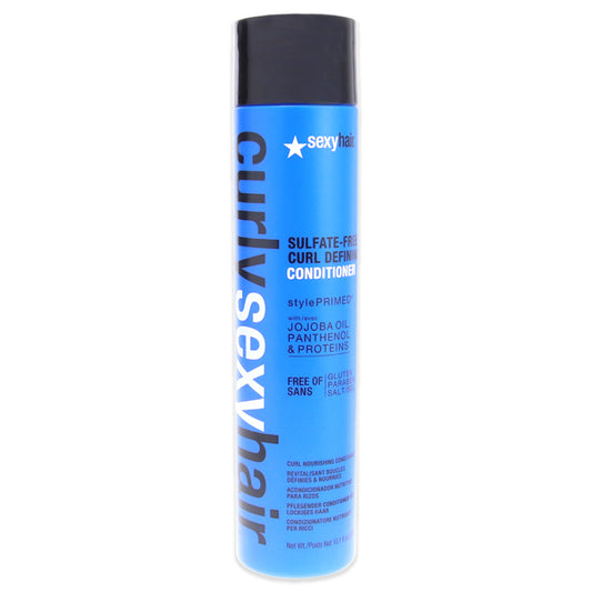 Curly Sexy Hair Sulfate Free Curl Defining Conditioner by Sexy Hair for Unisex - 10.1 oz Conditioner