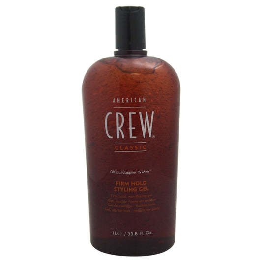 Firm Hold Styling Gel by American Crew for Unisex - 33.8 oz Gel