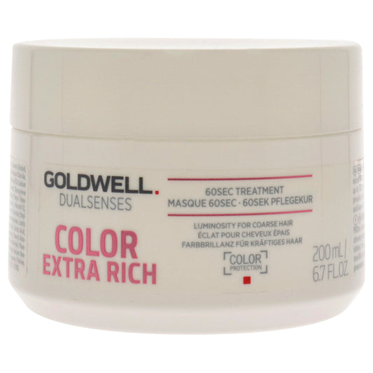 Dualsenses Color Extra Rich 60Sec Treatment by Goldwell for Unisex - 6.7 oz Treatment