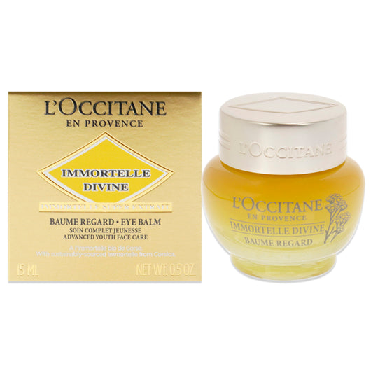 Immortelle Divine Eye Balm by LOccitane for Unisex - 0.5 oz Balm