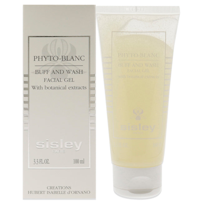 Phyto- Blanc Buff and Wash Facial Gel by Sisley for Unisex - 3.3 oz Gel