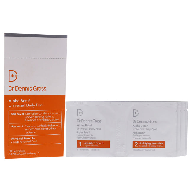 Alpha Beta Peel Original Formula by Dr. Dennis Gross for Unisex - 30 Pc Pads