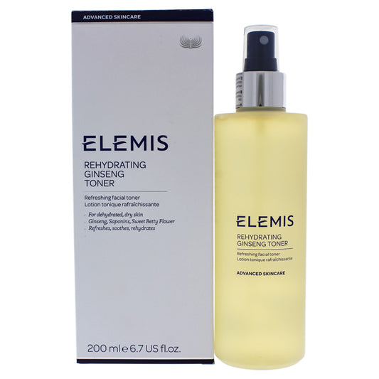 Rehydrating Ginseng Toner by Elemis for Unisex - 6.8 oz Toner