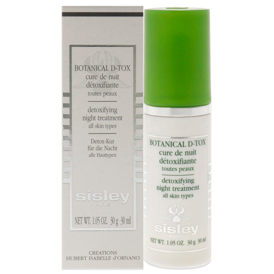 Botanical D-Tox Detoxifying Night Treatment by Sisley for Unisex - 1.05 oz Treatment