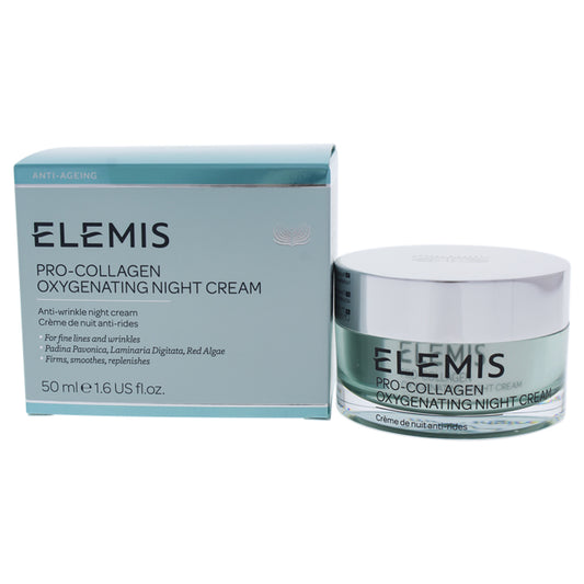Pro-Collagen Oxygenating Night Cream by Elemis for Unisex - 1.6 oz Cream