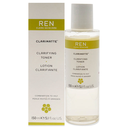 Clarimatte Clarifying Toner - Combination To Oily Skin by REN for Unisex - 5.1 oz Lotion