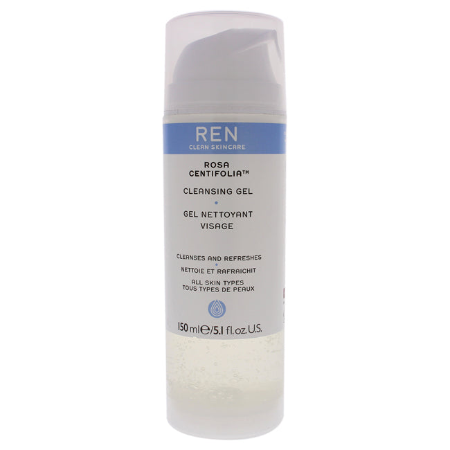 Rosa Centifolia Cleansing Gel by REN for Unisex - 5.1 oz Gel