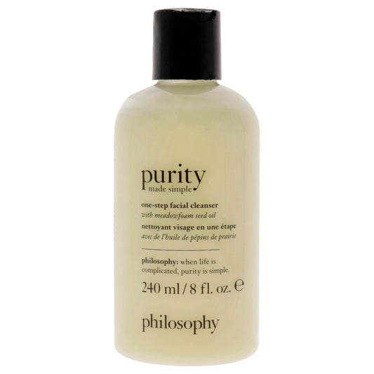 Purity Made Simple One Step Facial Cleanser by Philosophy for Unisex - 8 oz Cleanser