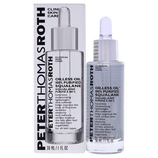 Oilless Oil 100 Percent Purified Squalane by Peter Thomas Roth for Unisex - 1 oz Oil