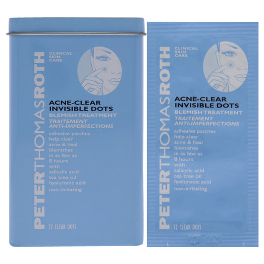Acne-Clear Invisible Dots by Peter Thomas Roth for Unisex - 72 Clear Dots Treatment