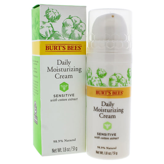 Sensitive Daily Moisturizing Cream by Burts Bees for Unisex - 1.8 oz Cream