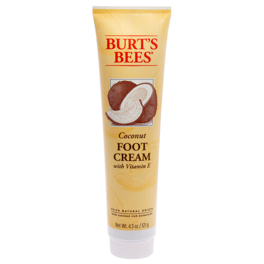 Coconut Foot Creme by Burts Bees for Unisex - 4.3 oz Cream