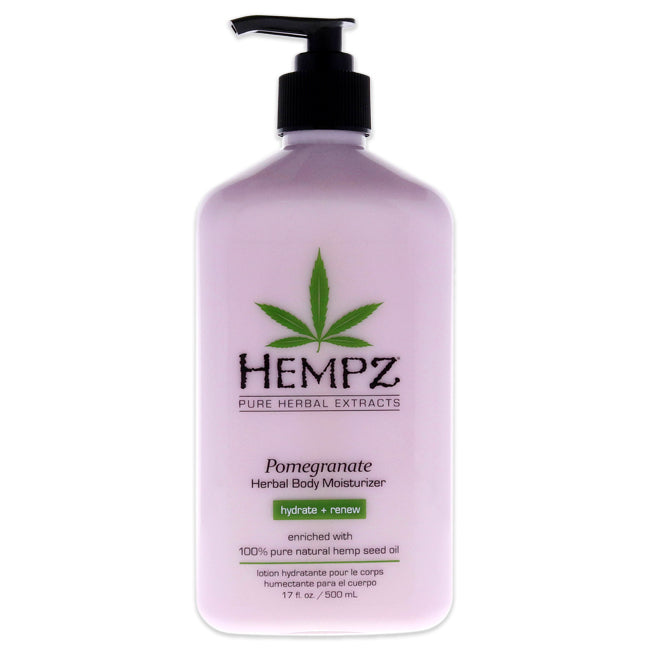 Pomegranate Herbal Body Moisturizer by Hempz for Unisex - 17 oz Lotion