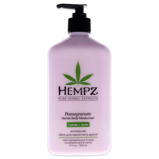 Pomegranate Herbal Body Moisturizer by Hempz for Unisex - 17 oz Lotion