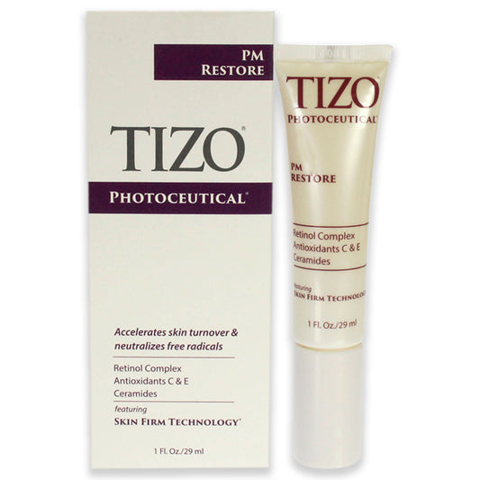 Photoceutical PM Restore by Tizo for Unisex - 1 oz Anti Aging