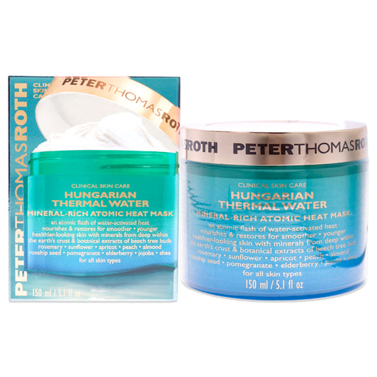 Hungarian Thermal Water Mineral-Rich Atomic Heat Mask by Peter Thomas Roth for Unisex - 5.1 oz Mask