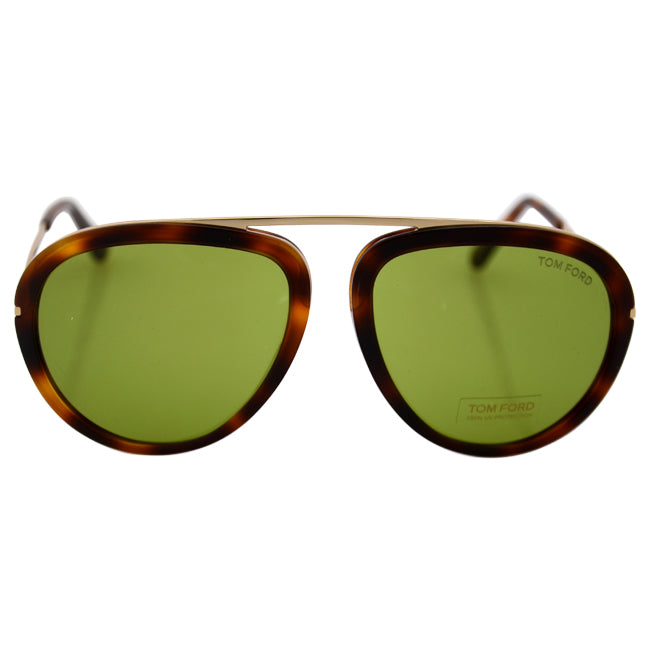 Tom Ford FT0452 Stacy 56N - Brown-Green by Tom Ford for Unisex - 57-16-140 mm Sunglasses
