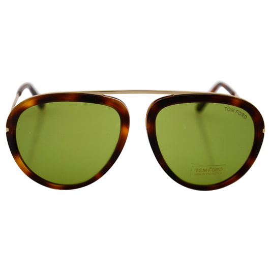 Tom Ford FT0452 Stacy 56N - Brown-Green by Tom Ford for Unisex - 57-16-140 mm Sunglasses