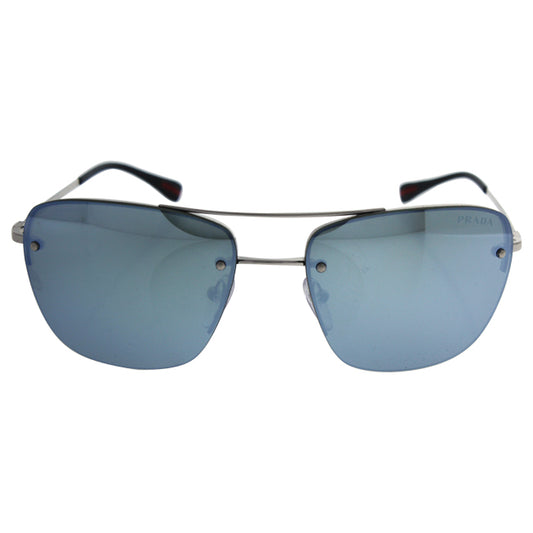 Prada SPS 52R 1BC-5K2 - Silver-Green Silver by Prada for Unisex - 56-16-135 mm Sunglasses