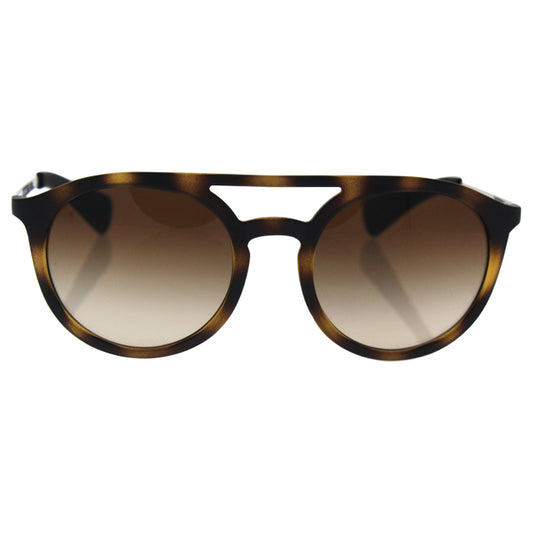 Dolce and Gabbana DG 6101 3028-13 - Matte Havana-Gunmetal-Brown Gradient by Dolce and Gabbana for Unisex - 53-21-145 mm Sunglasses