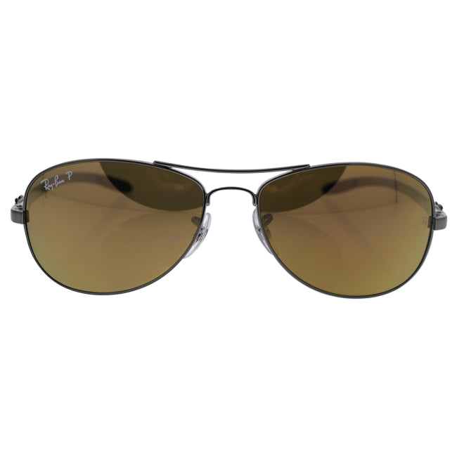 Ray Ban RB 8301 004/N3 - Gunmetal Grey/Gold Polarized by Ray Ban for Unisex - 56-14-140 mm Sunglasses