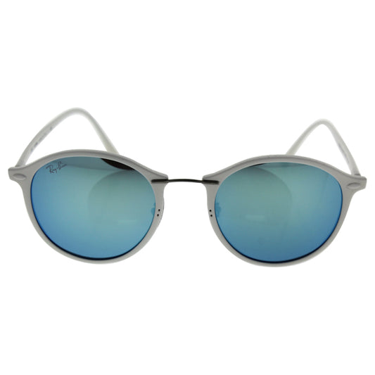Ray Ban RB 4242 671-55 LightRay - White-Blue by Ray Ban for Unisex - 49-21-140 mm Sunglasses