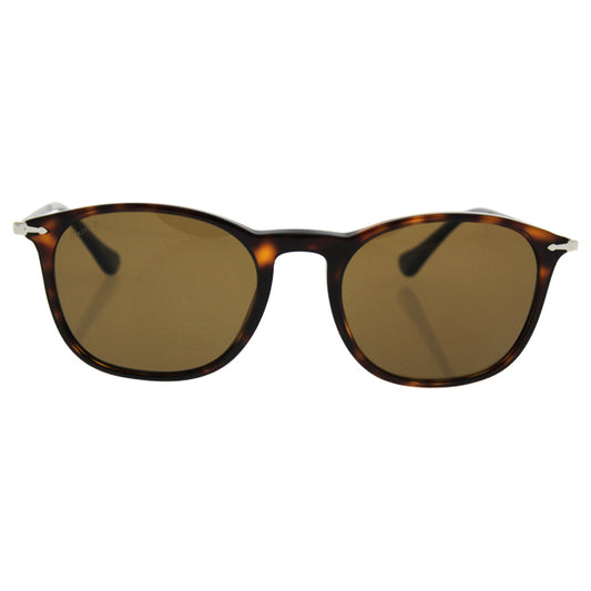 Persol PO3124S 24-57 - Havana-Brown Polarized by Persol for Unisex - 50-19-140 mm Sunglasses