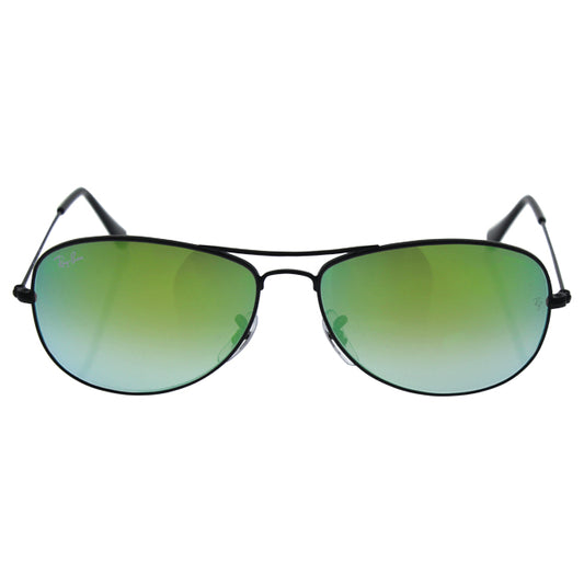 Ray Ban RB 3362 002-4J Cockpit - Black-Green Gradient Flash by Ray Ban for Unisex - 59-14-135 mm Sunglasses