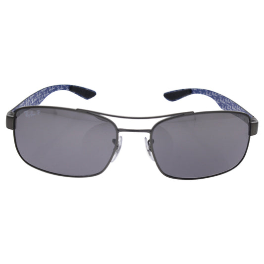Ray Ban RB 8316 029-N8 - Gunmetal Black-Silver Gradient Polarized by Ray Ban for Unisex - 62-18-135 mm Sunglasses