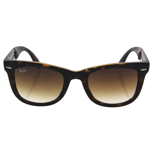 Ray Ban RB 4105 710-51 Folding Wayfarer - Tortoise-Light Brown Gradient by Ray Ban for Unisex - 50-22-140 mm Sunglasses