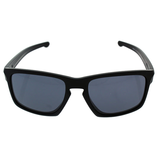 Oakley Sliver OO9269-01 - Matte Black-Grey by Oakley for Unisex - 57-17-141 mm Sunglasses