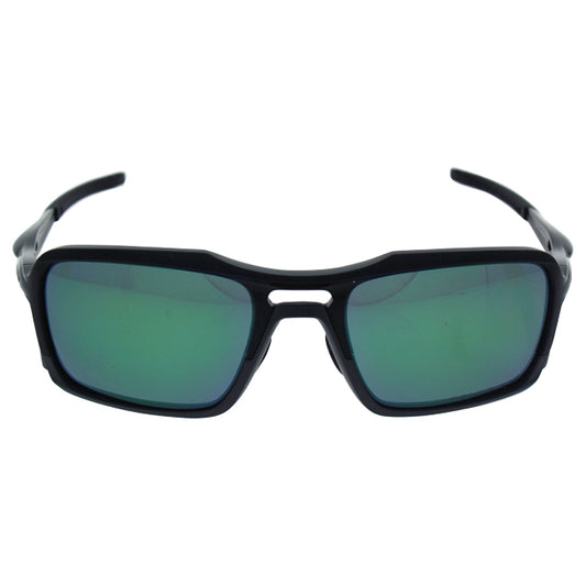 Oakley Triggerman OO9314-02 - Polished Black-Jade Iridium Polarized by Oakley for Unisex - 56-20-141 mm Sunglasses