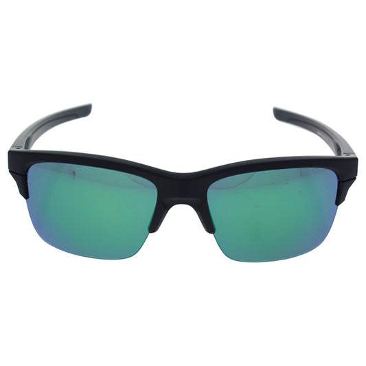 Oakley Thinlink OO9316-09 - Matte Black-Jade Iridium by Oakley for Unisex - 63-11-136 mm Sunglasses
