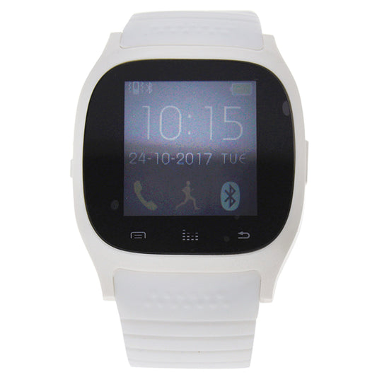 EK-C2 Montre Connectee White Silicone Strap Smart Watch by Eclock for Unisex - 1 Pc Watch