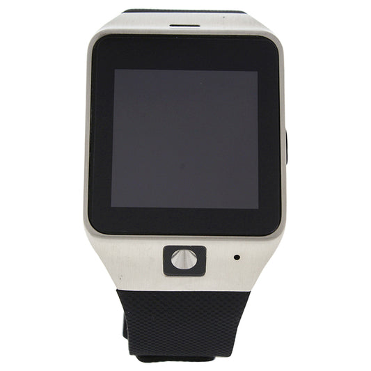 EK-D1 Montre Connectee Silver/Black Silicone Strap Smart Watch by Eclock for Unisex - 1 Pc Watch