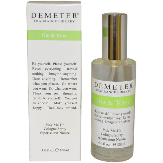 Gin and Tonic by Demeter for Women - 4 oz Cologne Spray