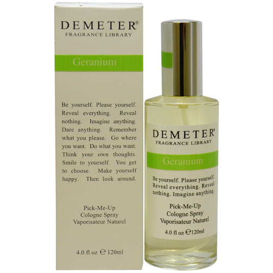 Geranium by Demeter for Women - 4 oz Cologne Spray