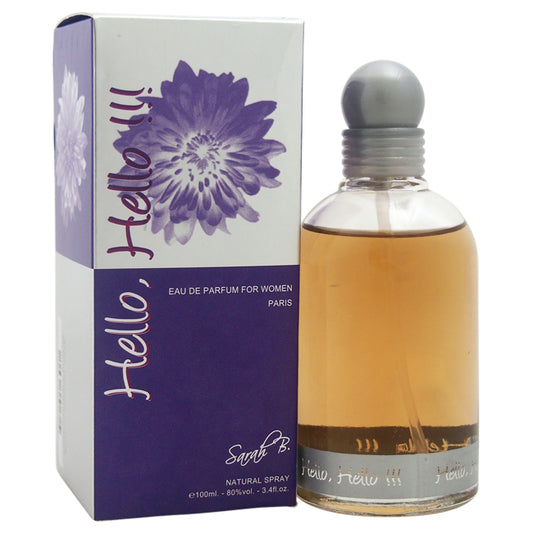 Hello, Hello!!! by Sarah B. for Women - 3.4 oz EDP Spray