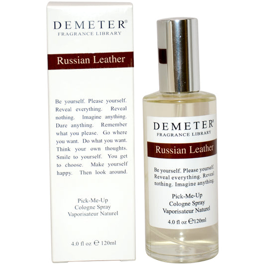 Russian Leather by Demeter for Women - 4 oz Cologne Spray